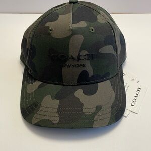 NWT Coach Embroidered Baseball Hat | Classic Camo
